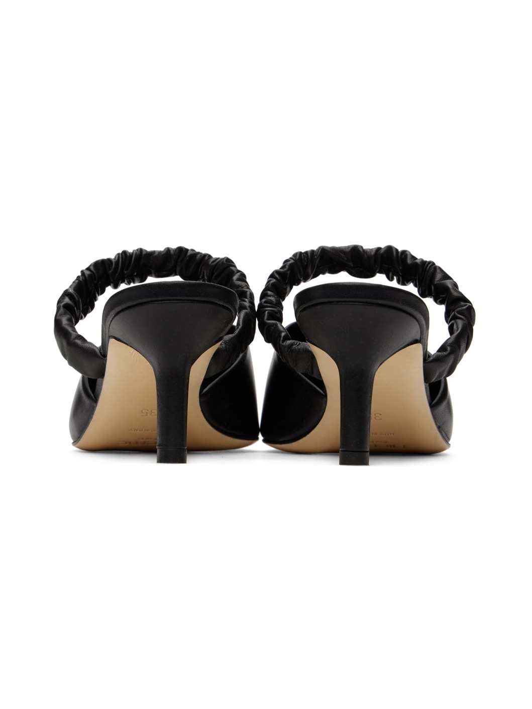 Black Chouchou Mules - 2