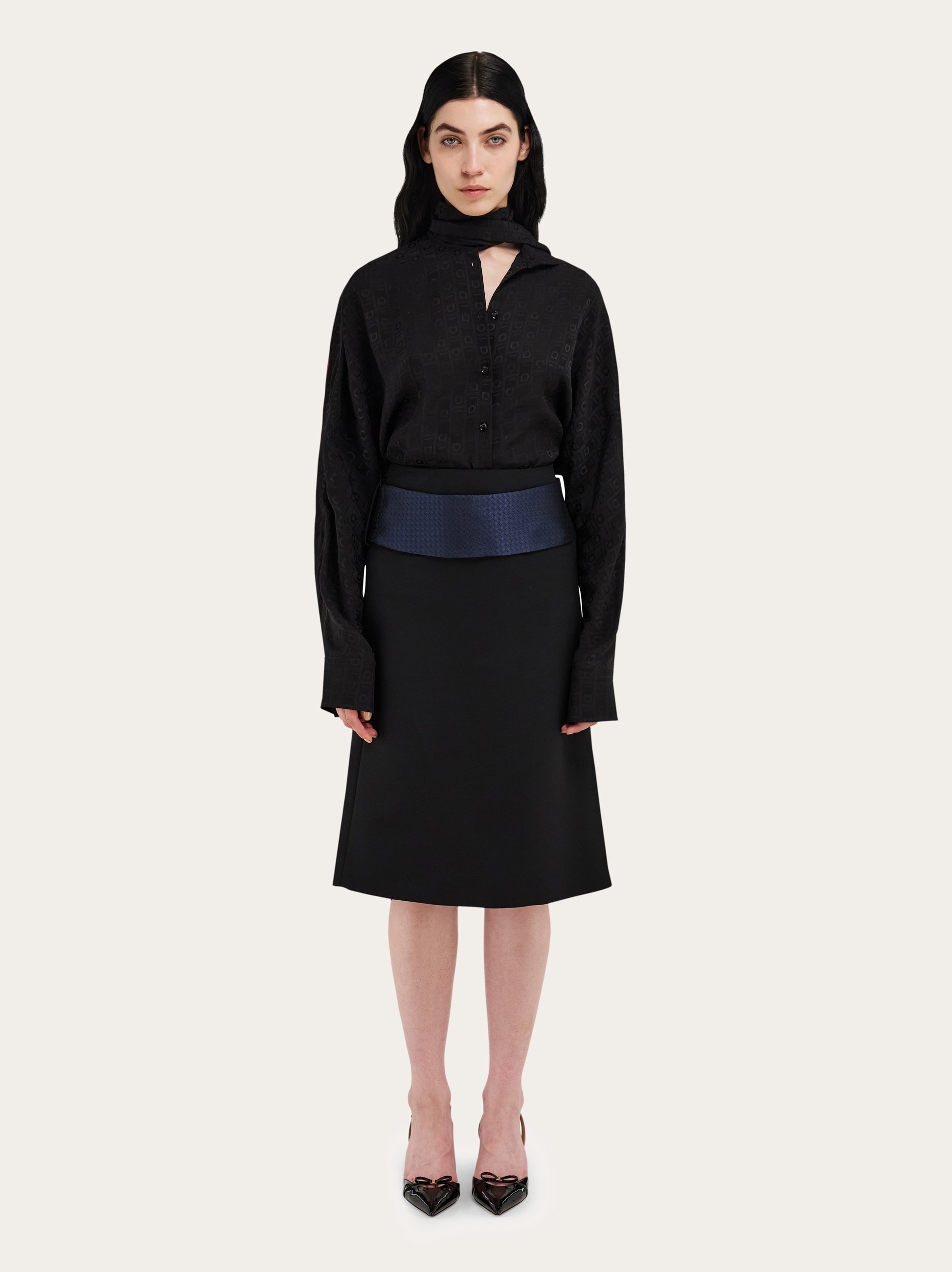 Belted skirt - 7