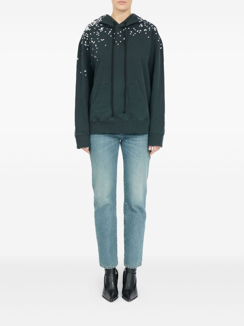 MM6 Maison Margiela speckled-print hoodie outlook