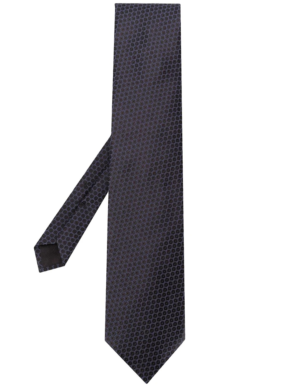 geometric print tie - 1