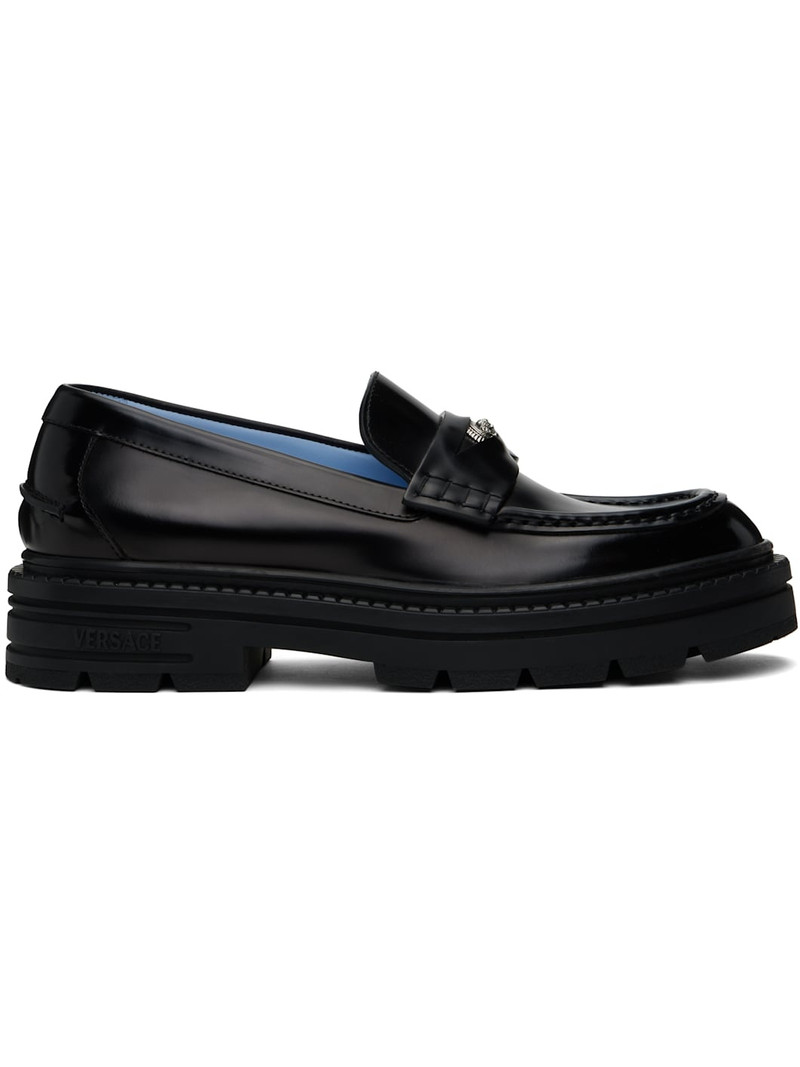 Black Adriano Loafers 1