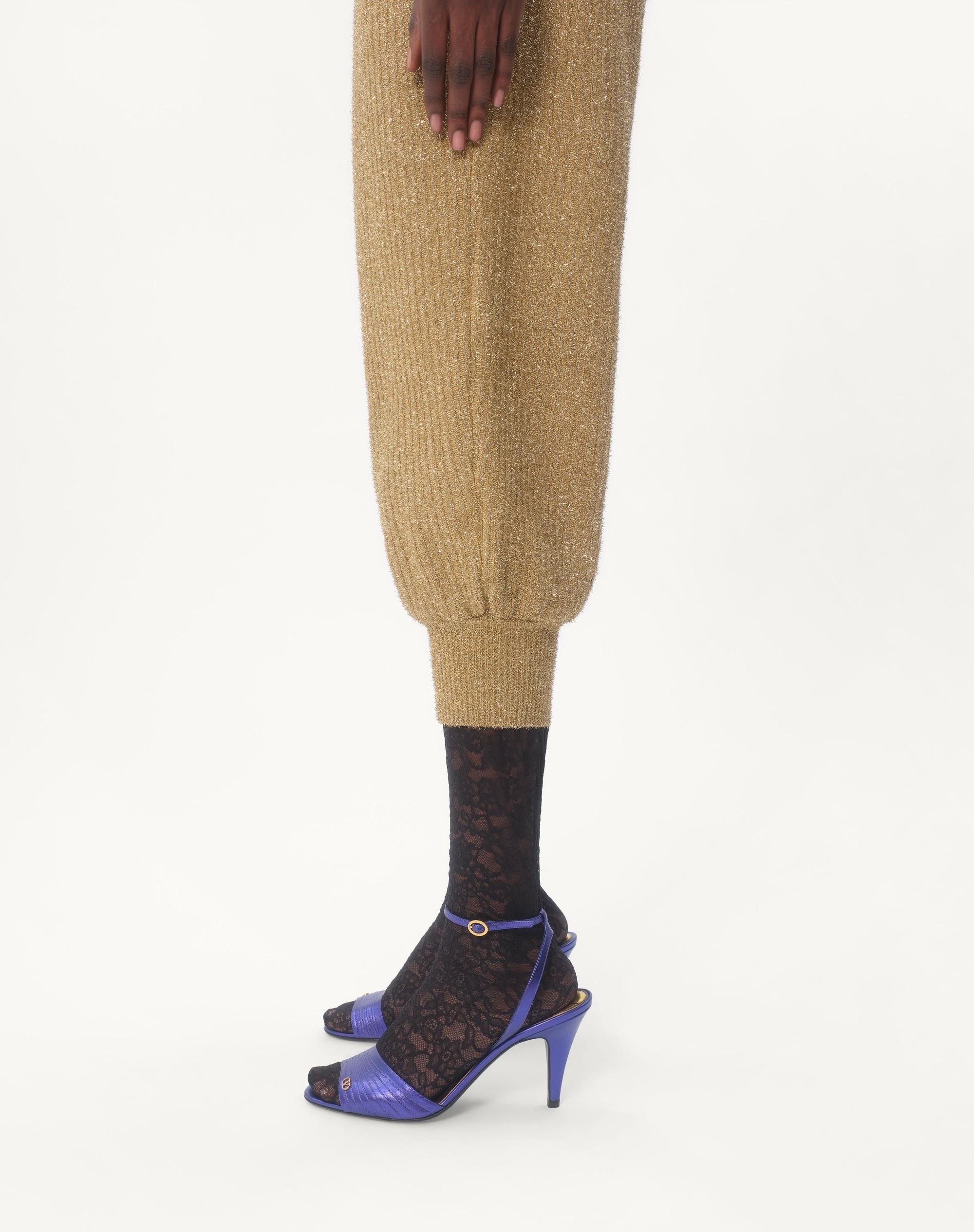 LUREX KNIT PANTS - 3