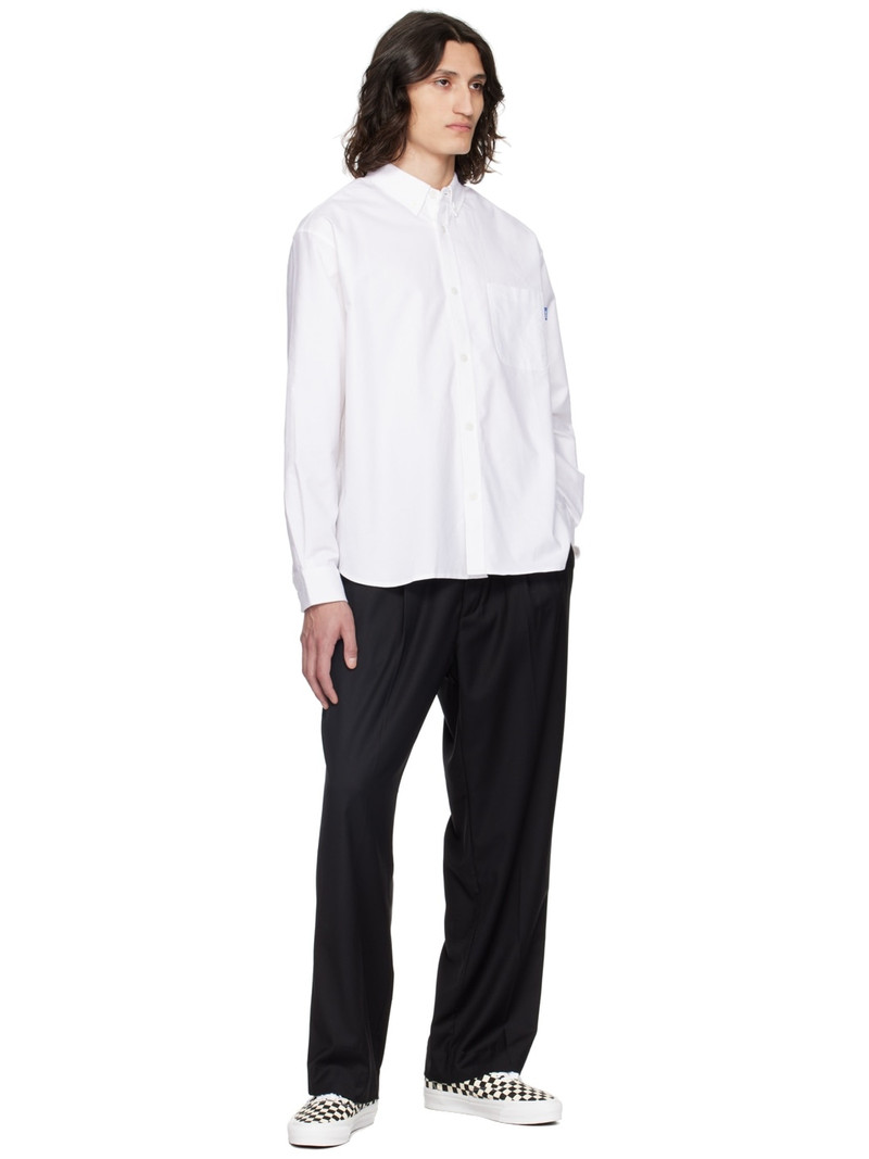 AWAKE NY White Embroidered Long Sleeve Shirt outlook