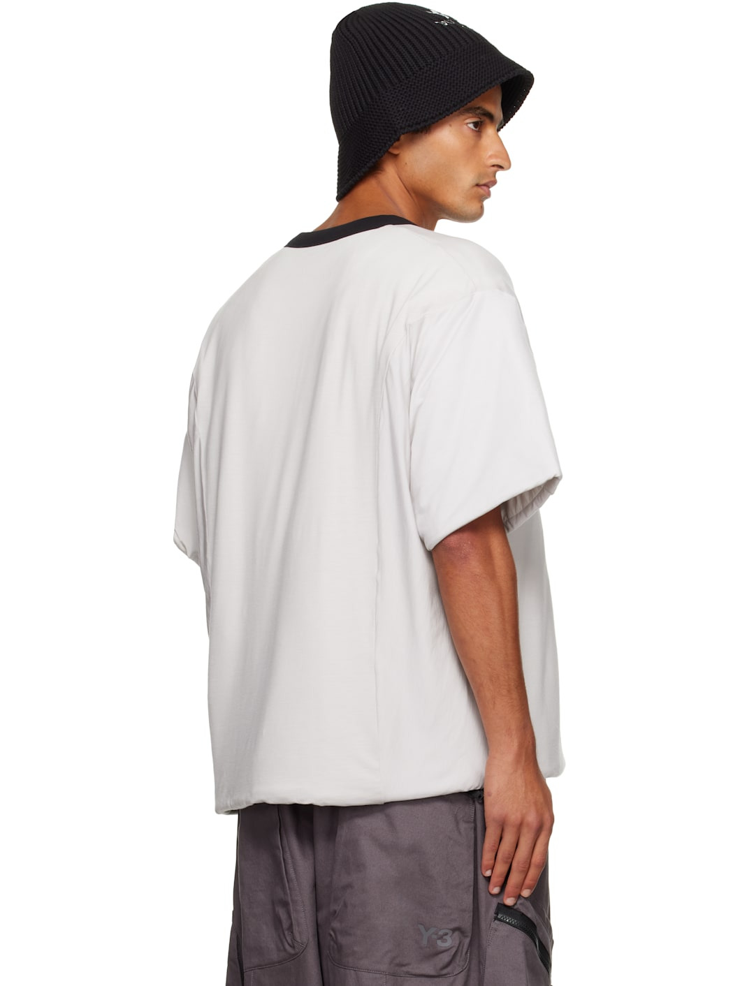White Padded 3 Stripes T-shirt - 3