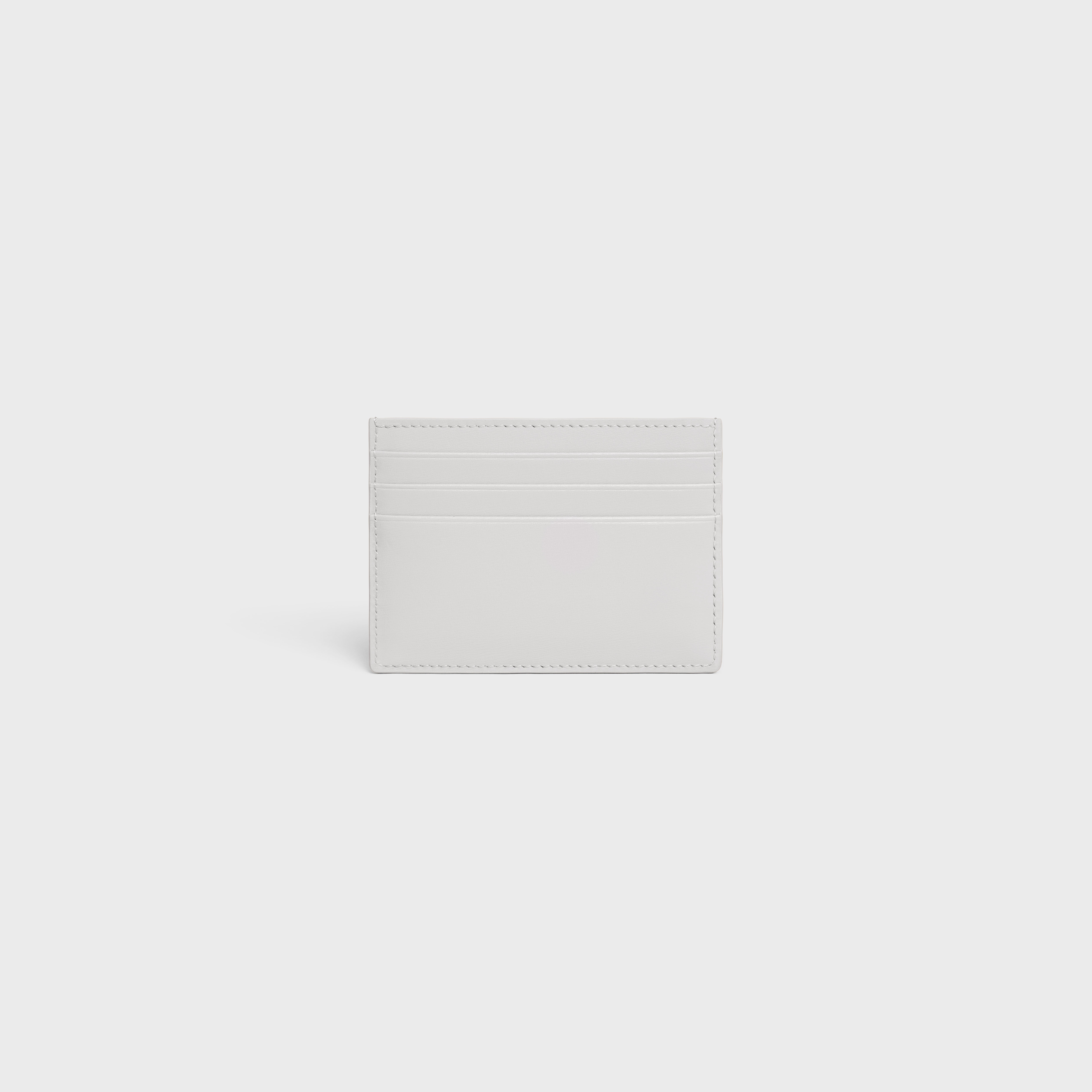 TRIOMPHE CARD HOLDER in Shiny calfskin - 3
