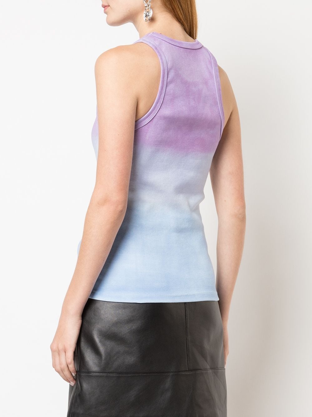 tie dye ombré tank top - 4