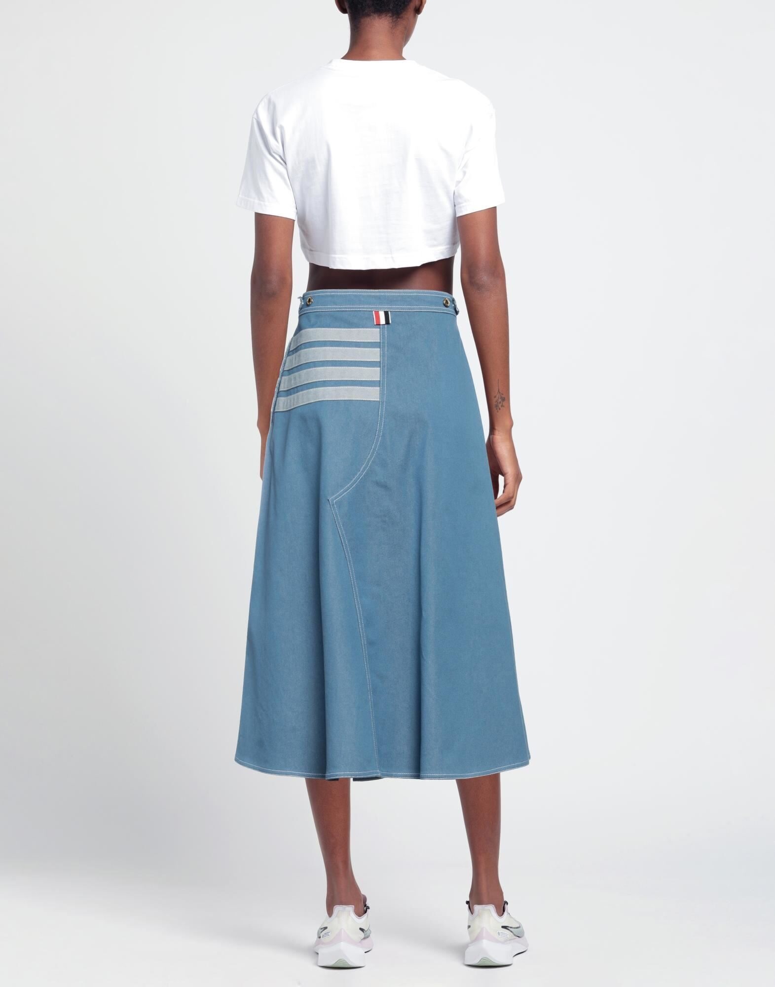 Blue Women's Denim Skirt - 3