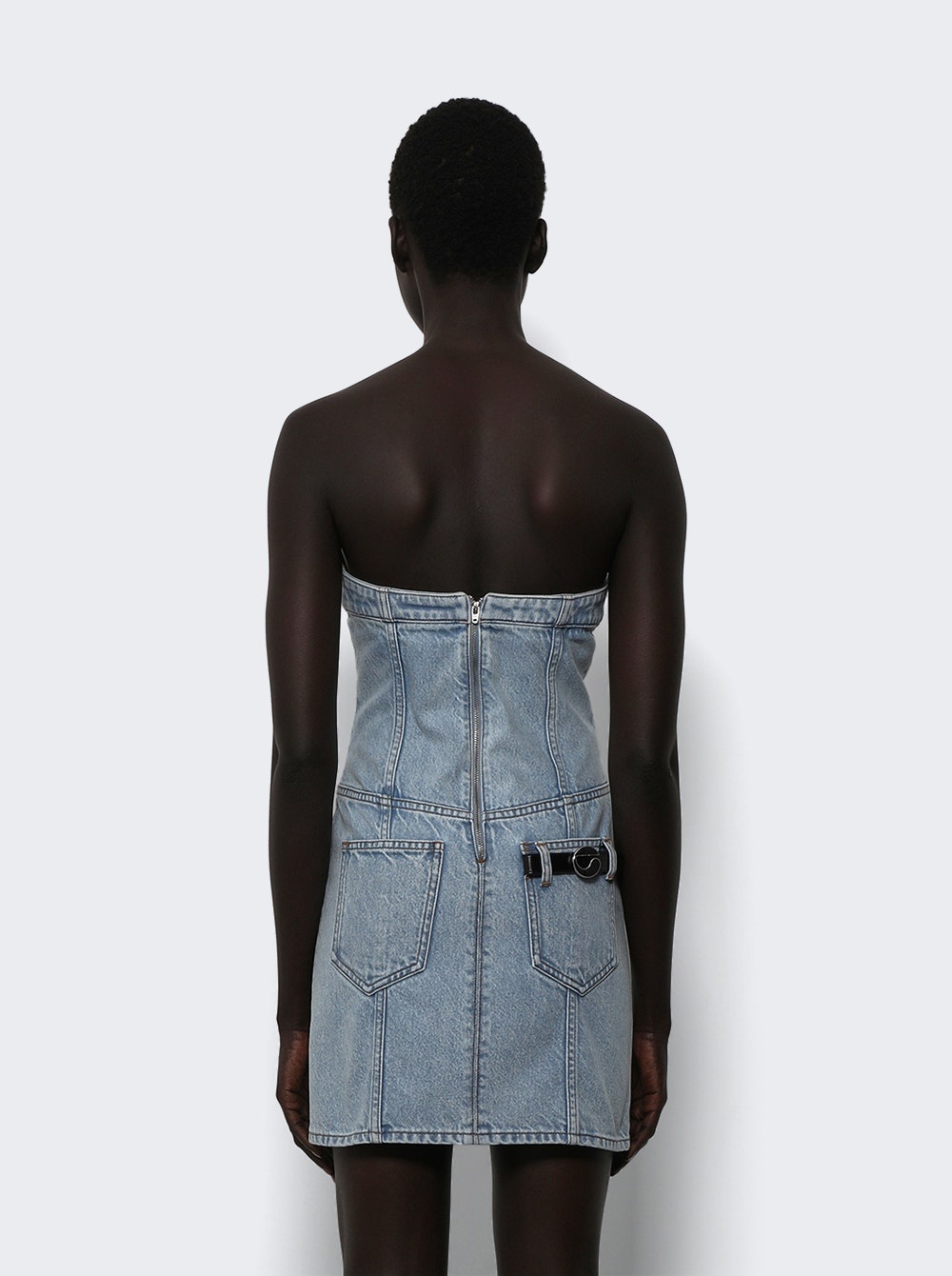 X Disney Crown Denim Dress Blue - 4