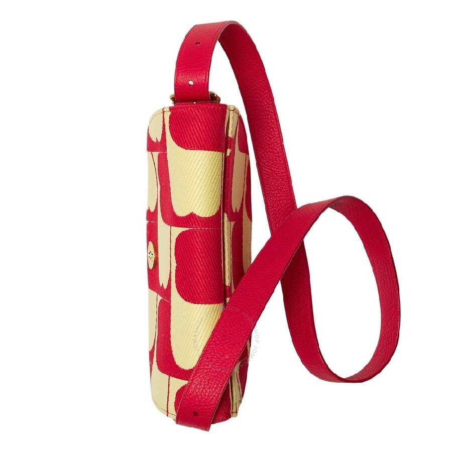 Burberry Embroidered B Design Chess Satchel Crossbody Bag - 3