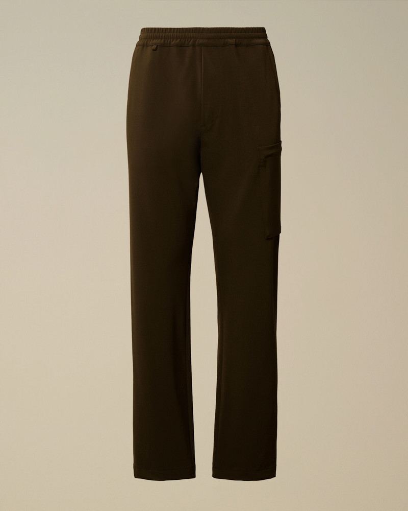 Wool Gabardine Regular Cargo Pants 1