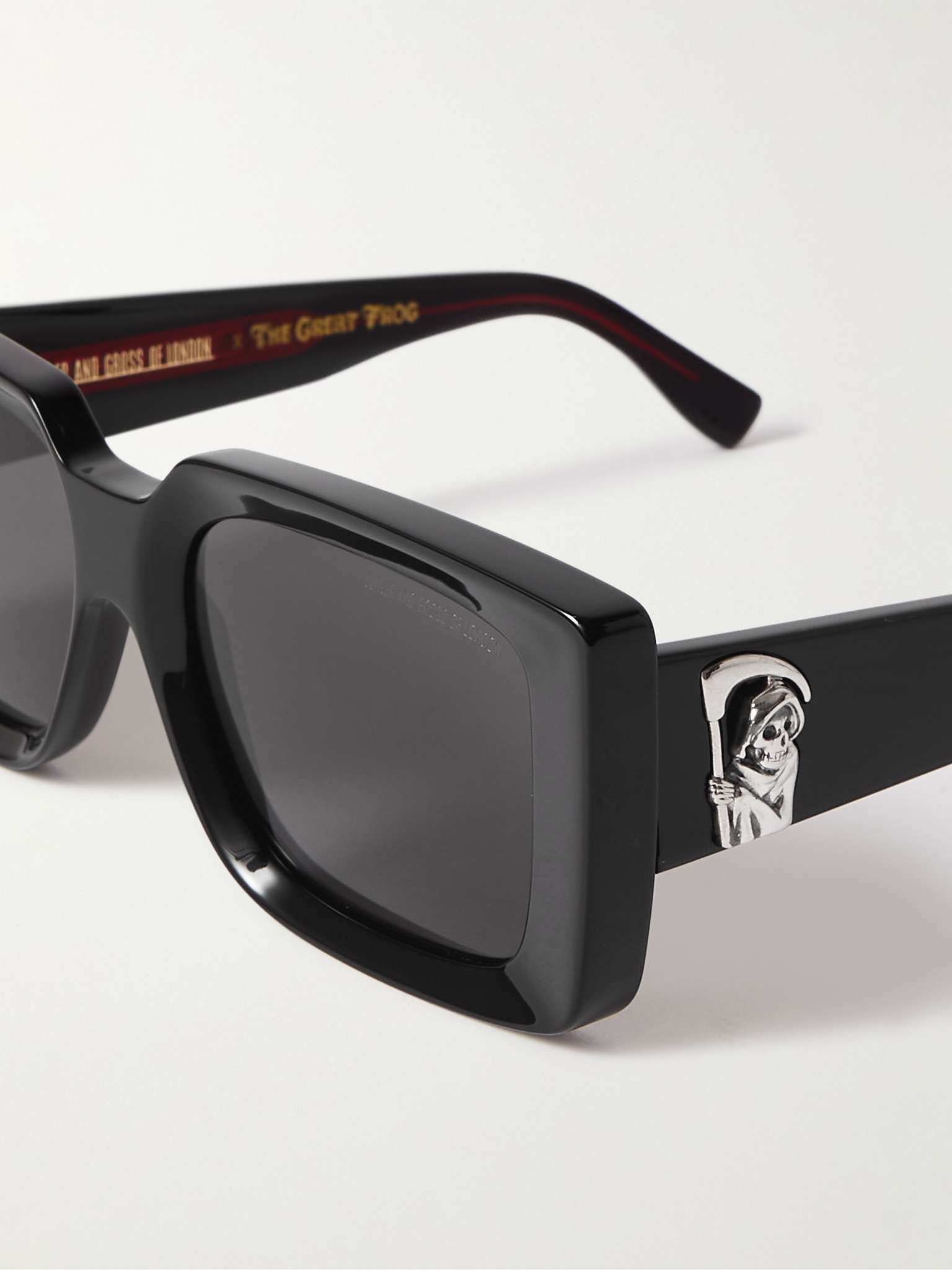 + The Great Frog Reaper Square-Frame Acetate Sunglasses - 4