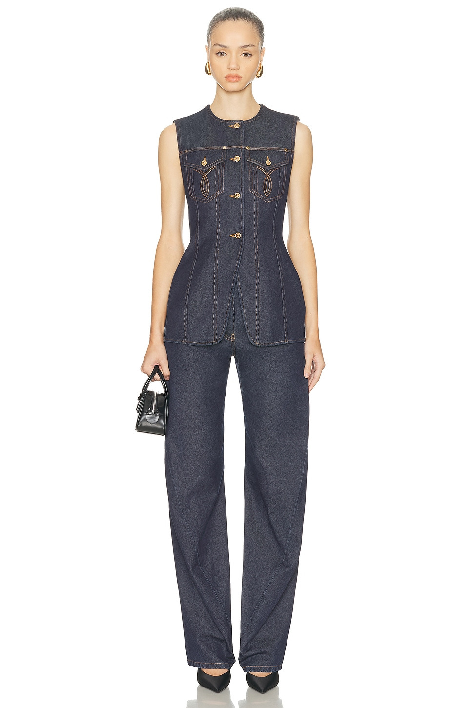 Denim Vest - 4