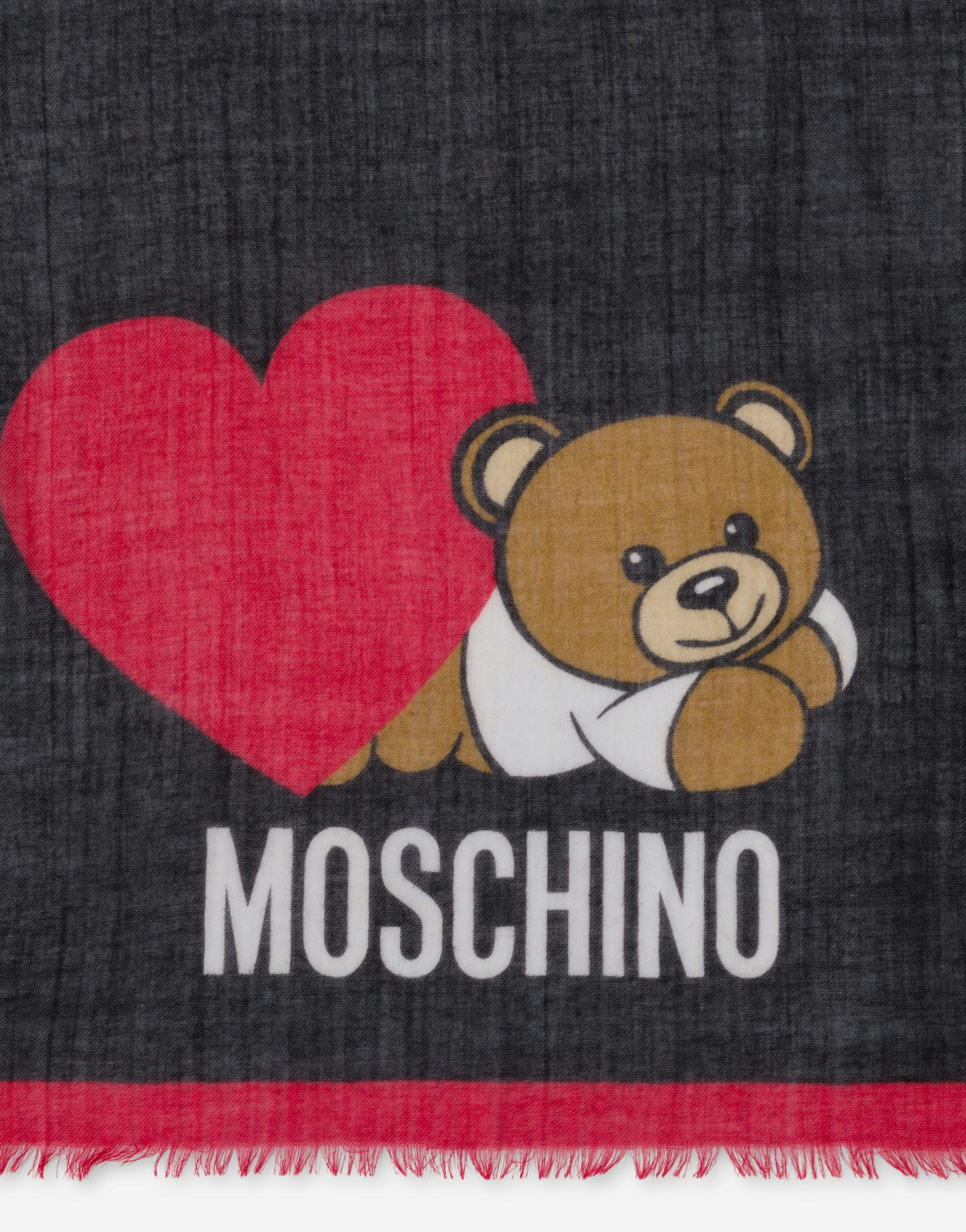 LOVELY TEDDY BEAR WOOL STOLE - 3