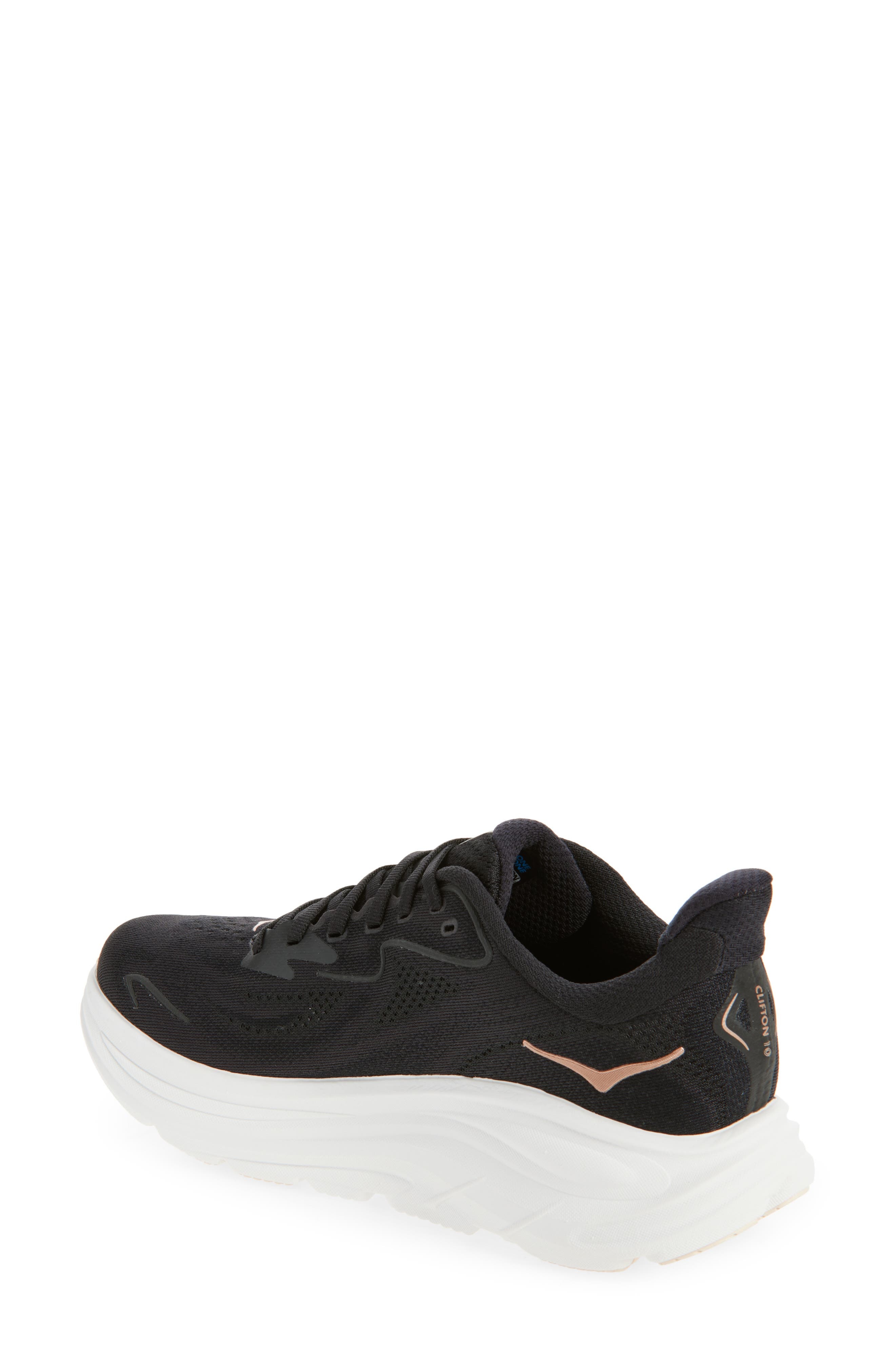 HOKA Clifton 10 Running Shoe in Black /Rose Gold at Nordstrom - 2