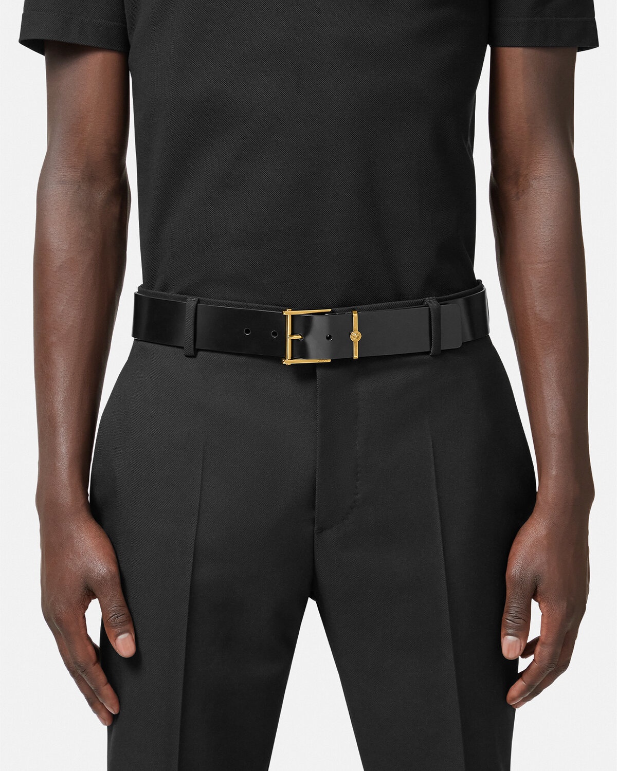 Column Leather Belt 4 cm - 3