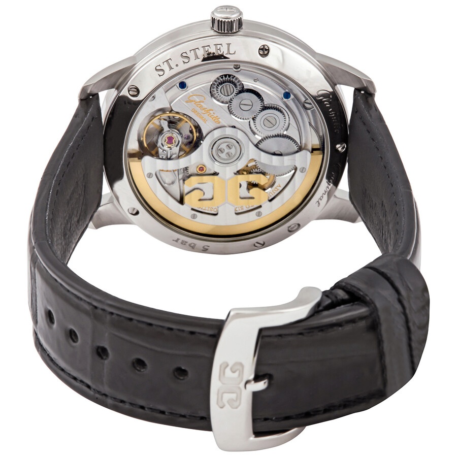 Glashutte Original - Glashutte Senator Excellence Automatic Varnished Silver DialMens Watch 1-36-01-01-02-01 - 3