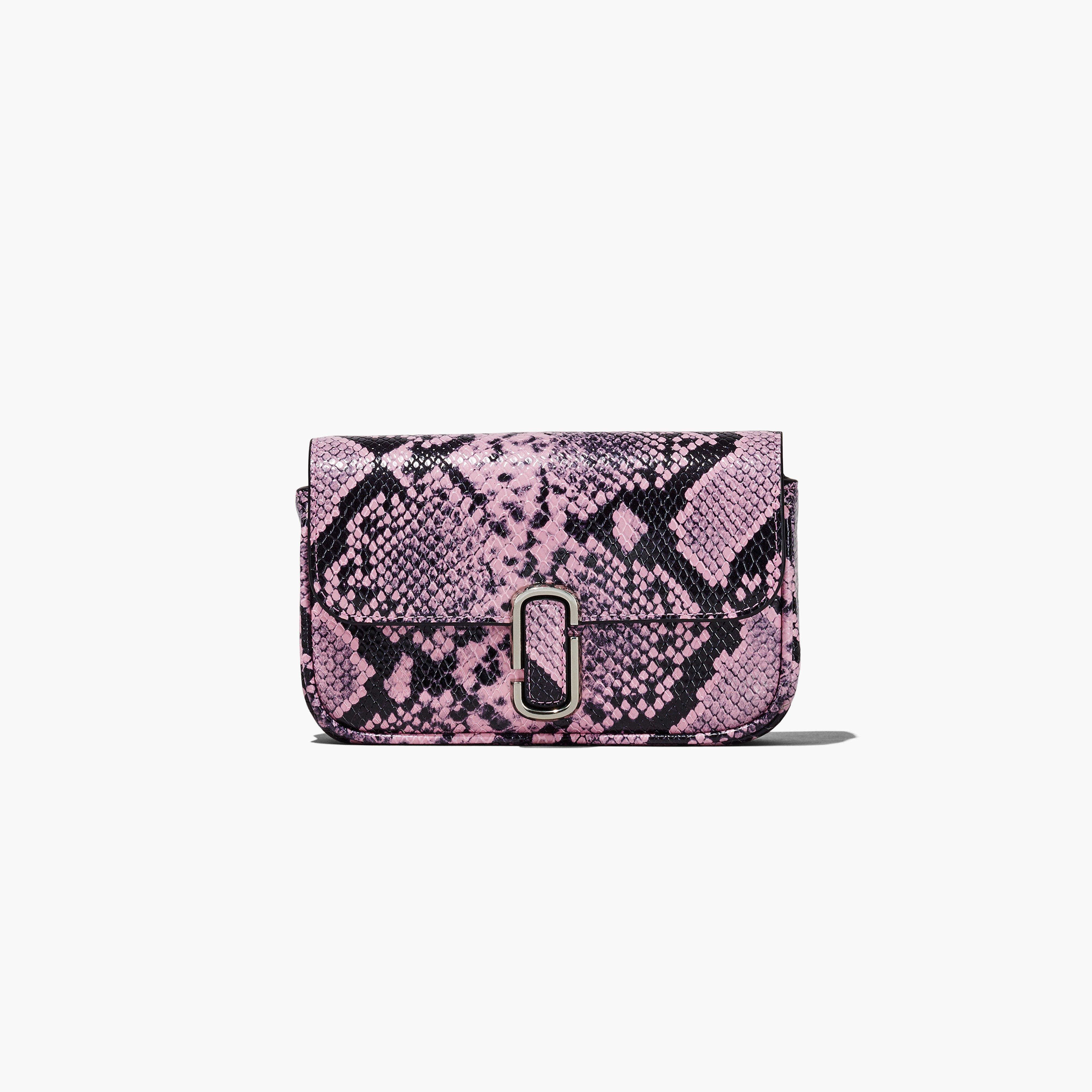 THE SNAKE-EMBOSSED J MARC MINI SHOULDER BAG - 7