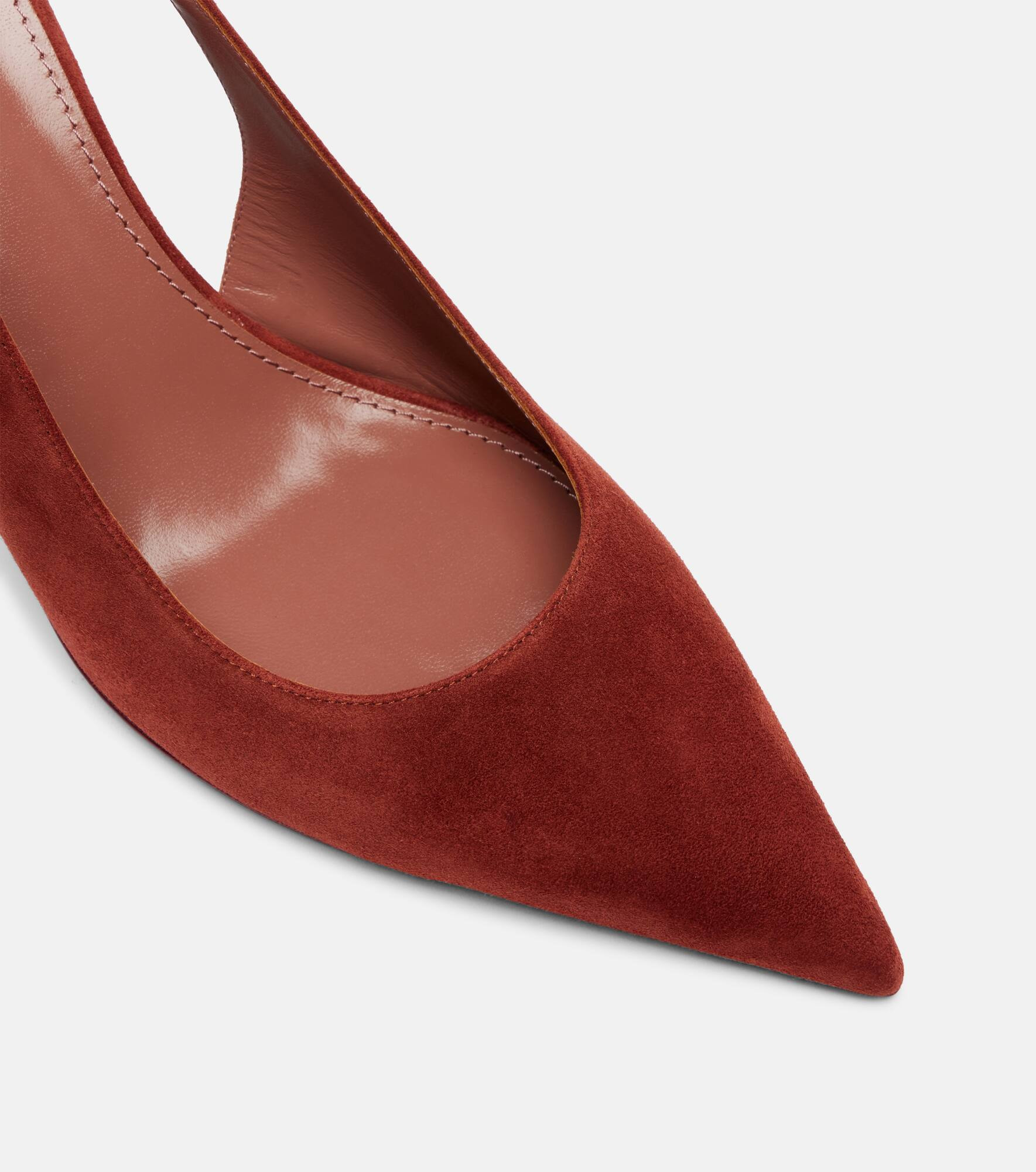 Lidia 70 suede slingback pumps - 5