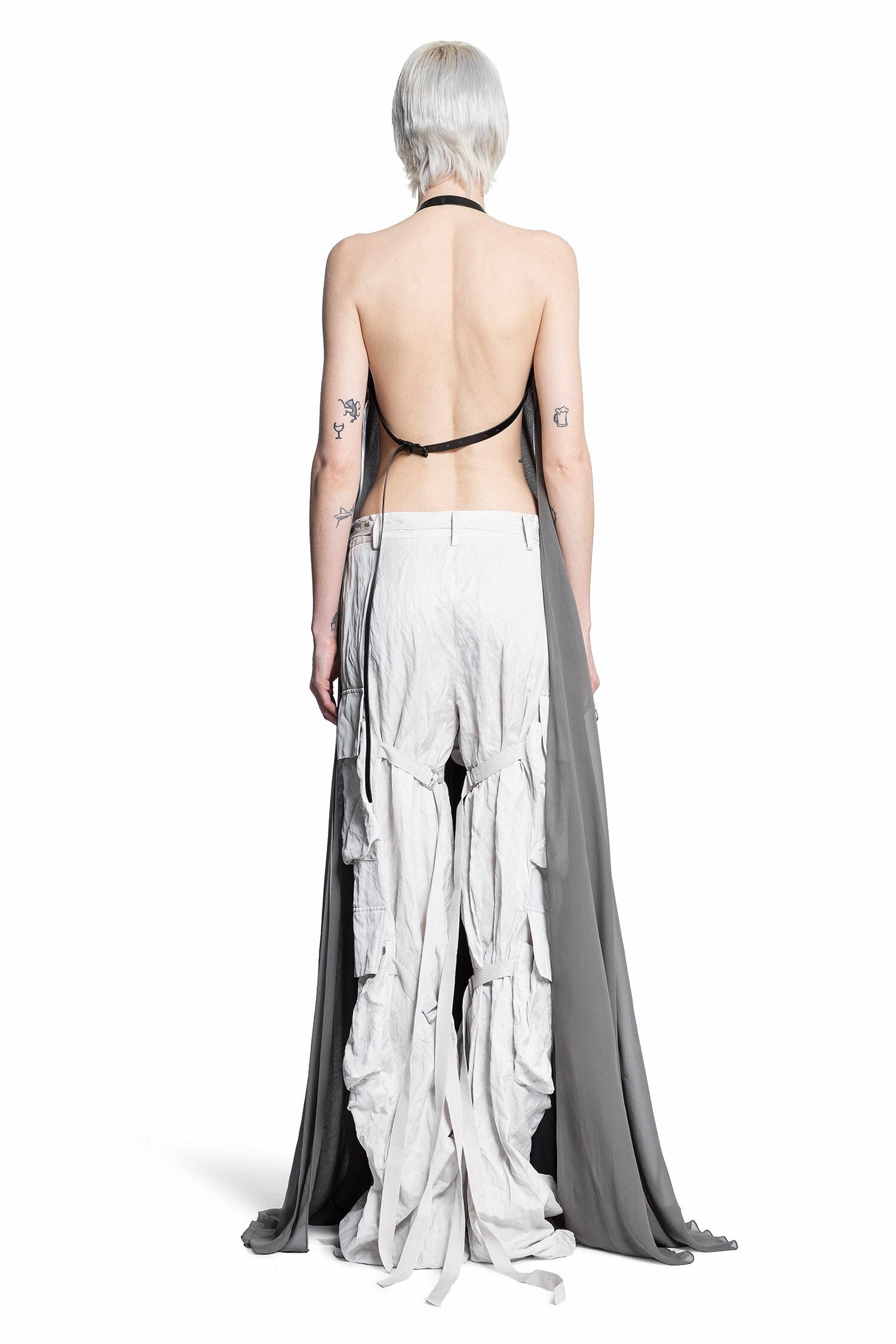 ANN DEMEULEMEESTER WOMAN GREY TOPS - 4