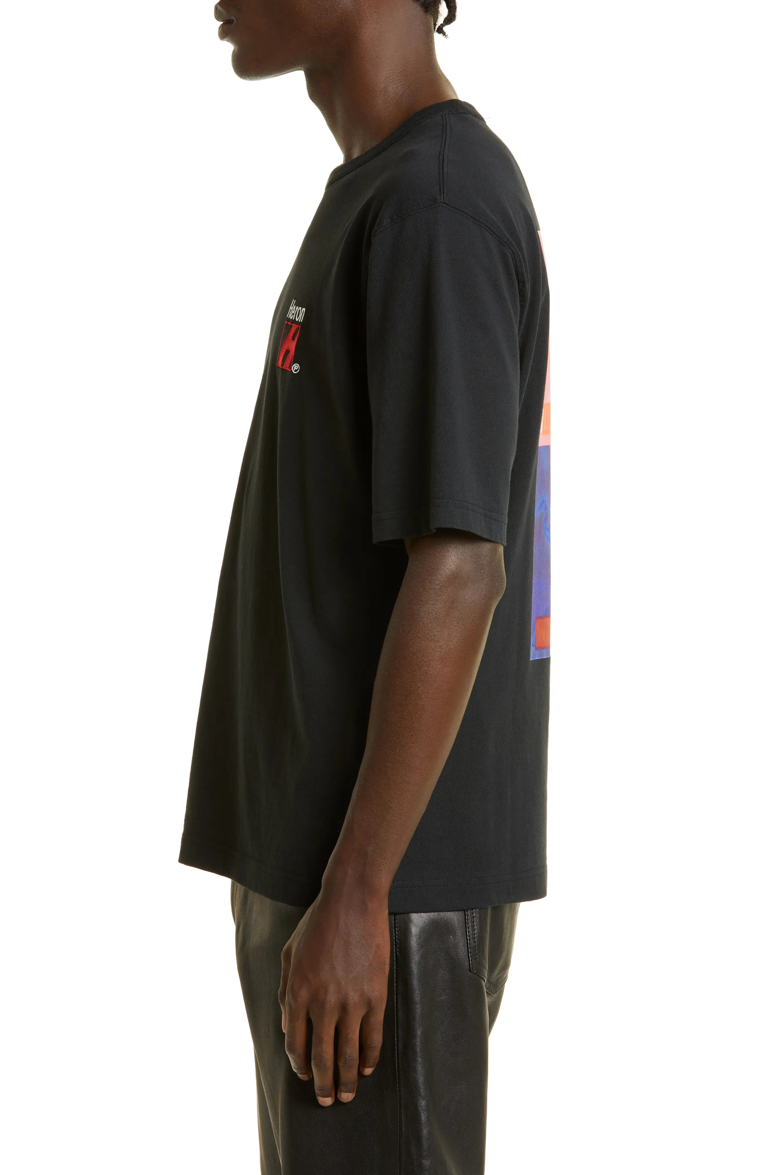Heron Preston Men's Censored Herons Short Sleeve Graphic Tee