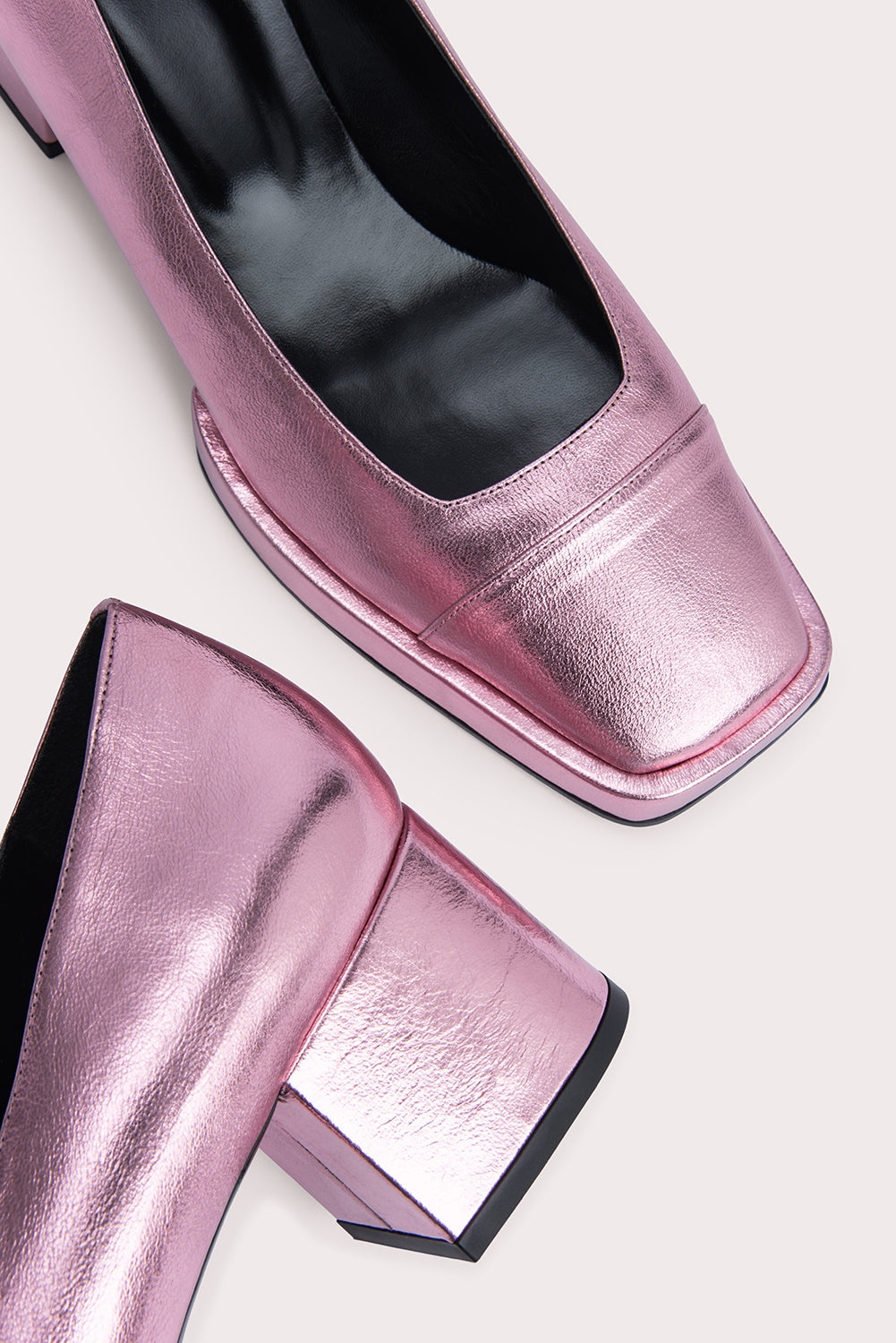 Sava Pink Metallic Leather - 5