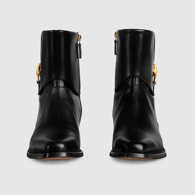 GUCCI Men's ankle boot with Horsebit detail outlook