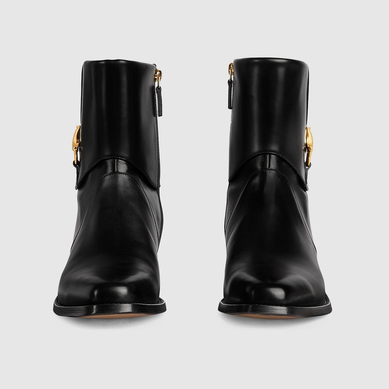 GUCCI Men's ankle boot with Horsebit detail outlook