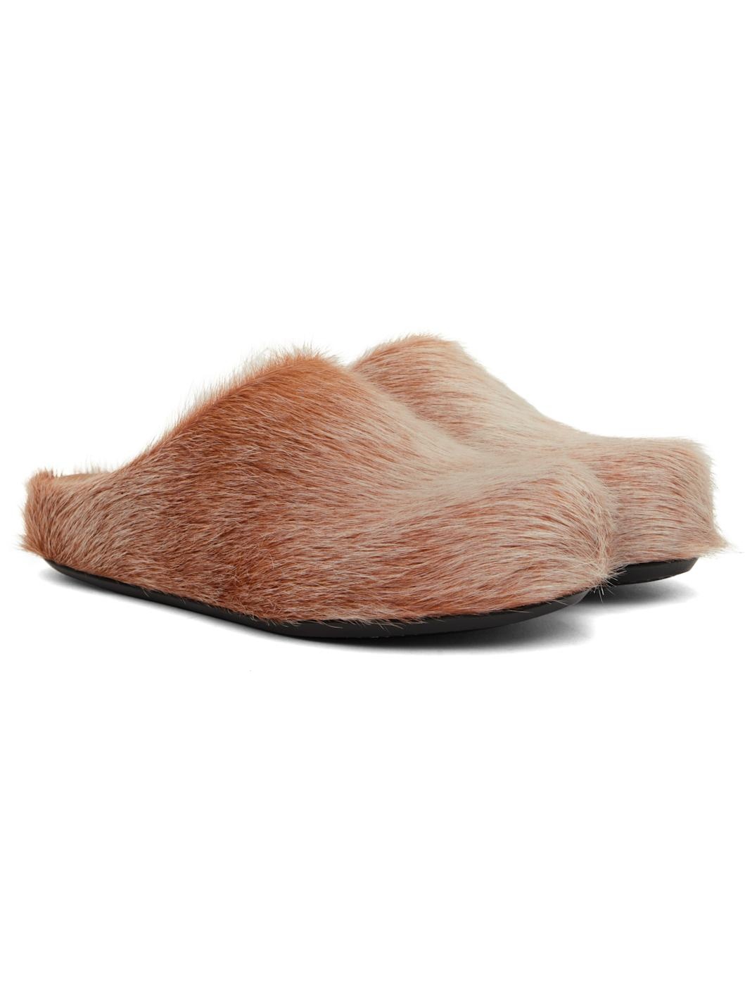Off-White & Orange Fussbett Sabot Slip-on Loafers - 4