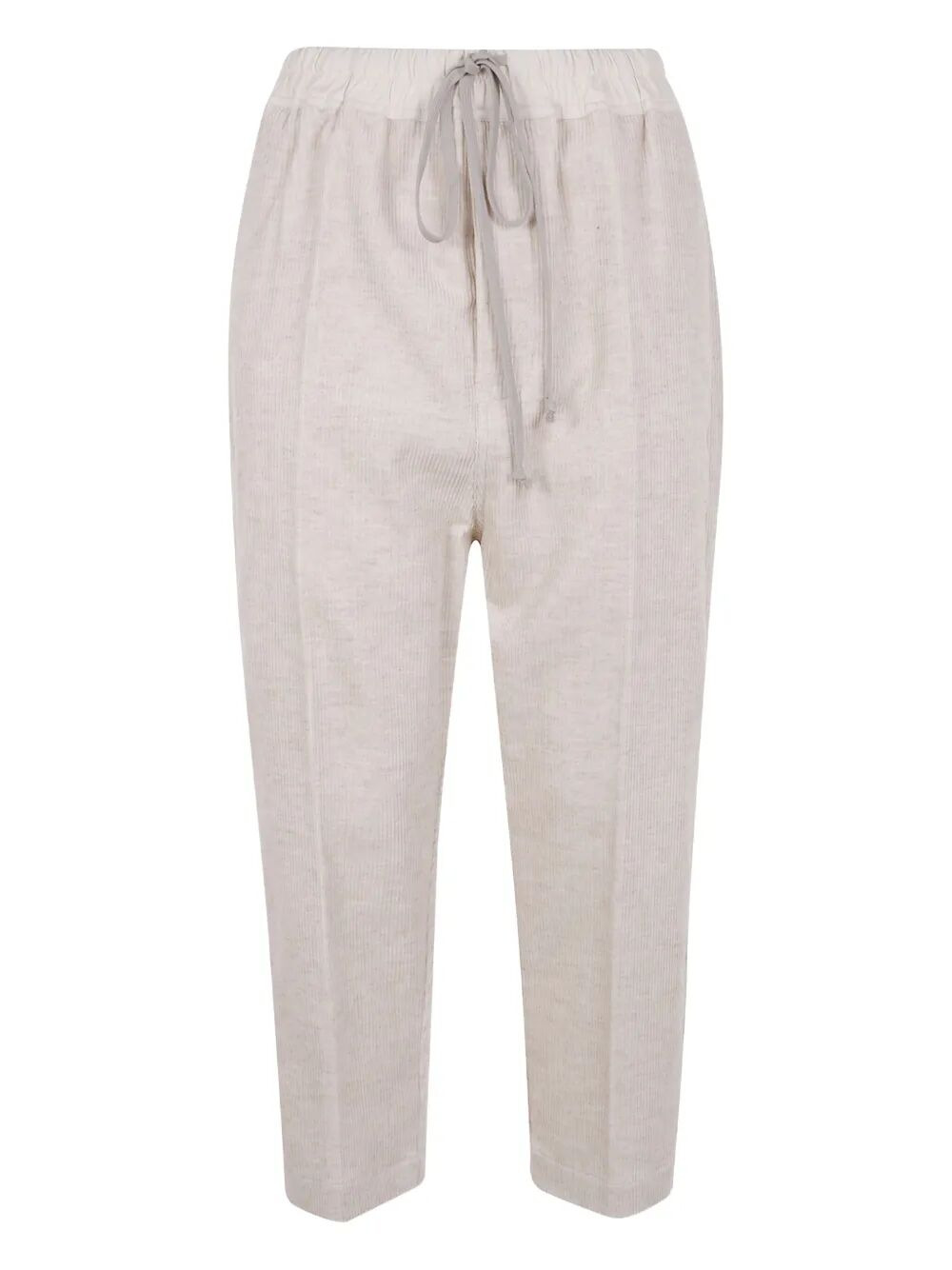 Rick Owens Women "Drawstring Astaires" Cropped Trousers - 4