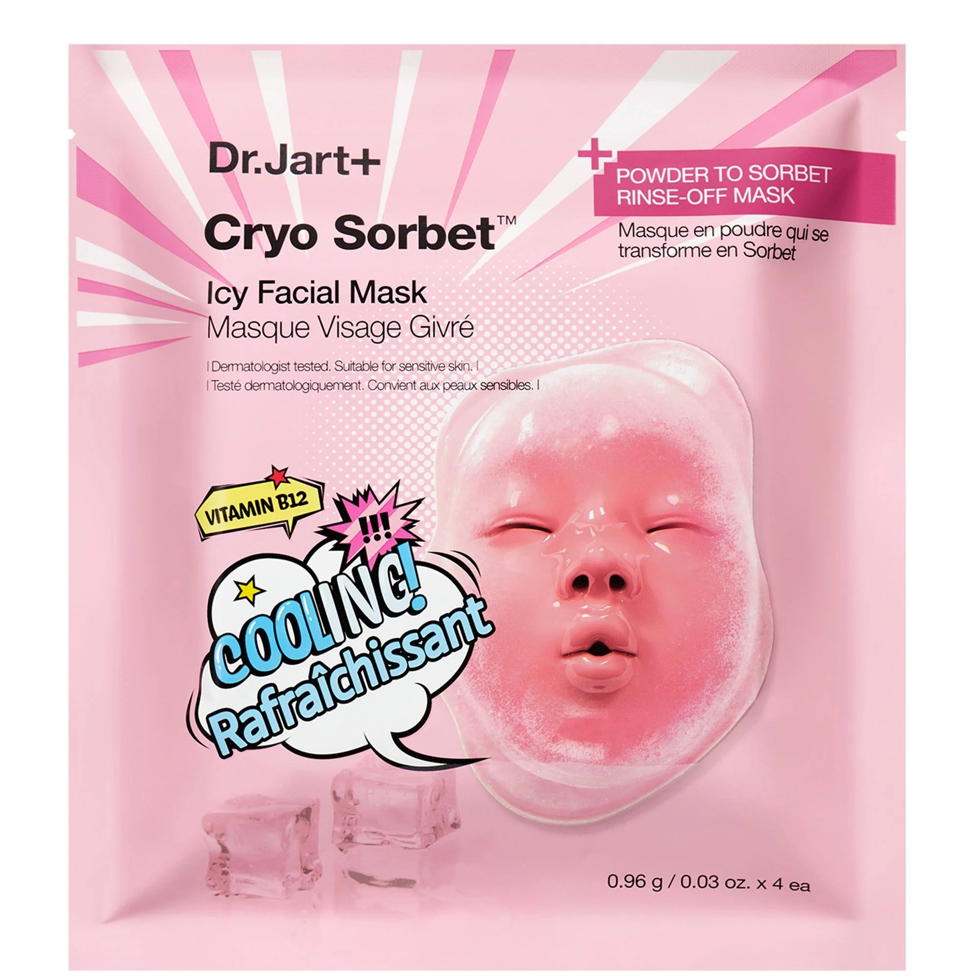 Dr.Jart+ Cryo Sorbet™ Icy Facial Mask - 4 Pack - 1