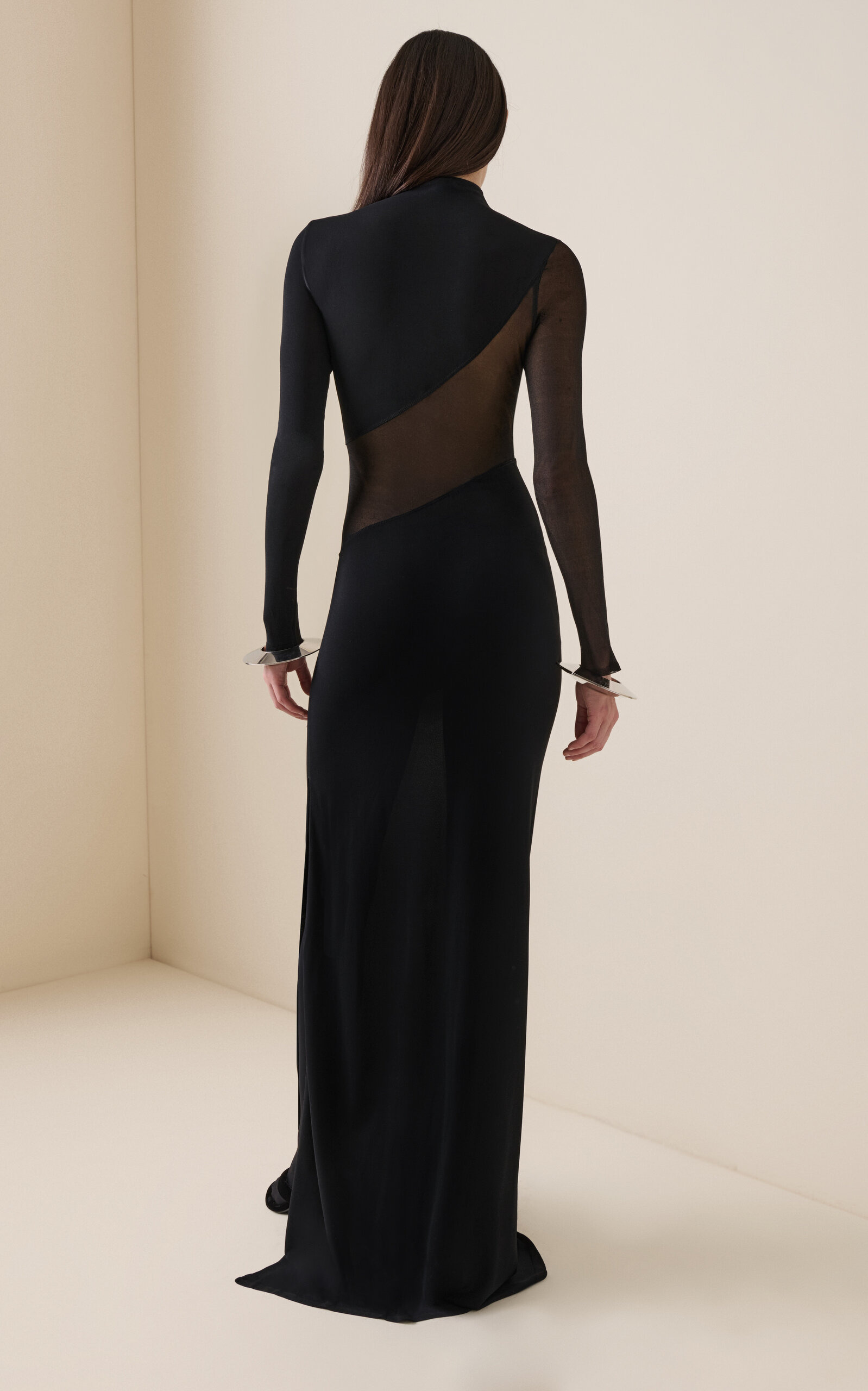 Cutout Bodycon Maxi Dress black - 4