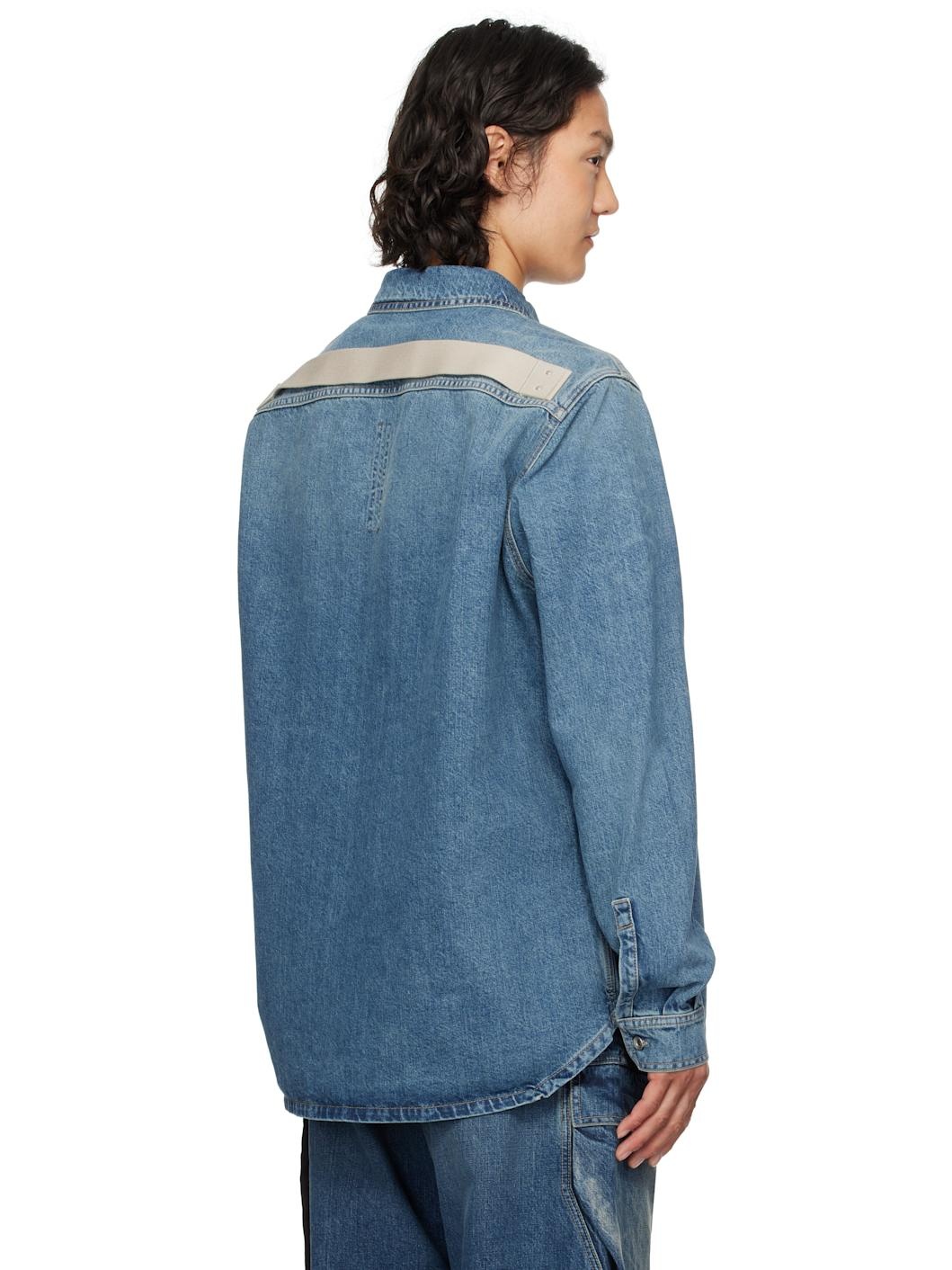 Indigo Hollywood Denim Overshirt - 3