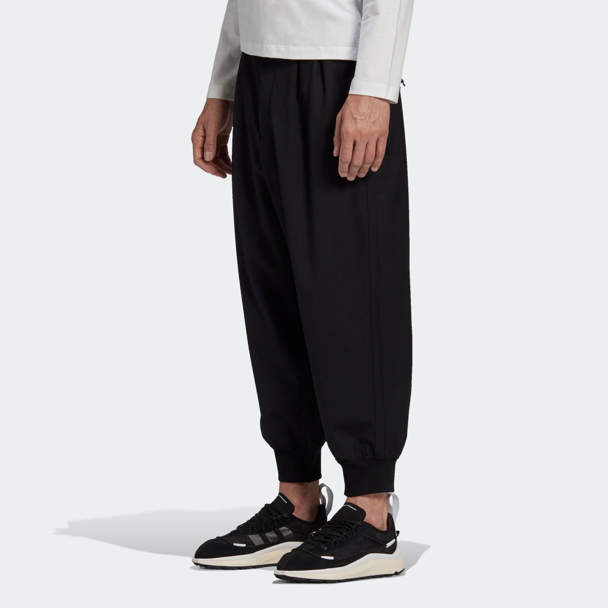 adidas Y-3 Classic Refined Wool Cuff Pants 'Black' GK4567 - 4
