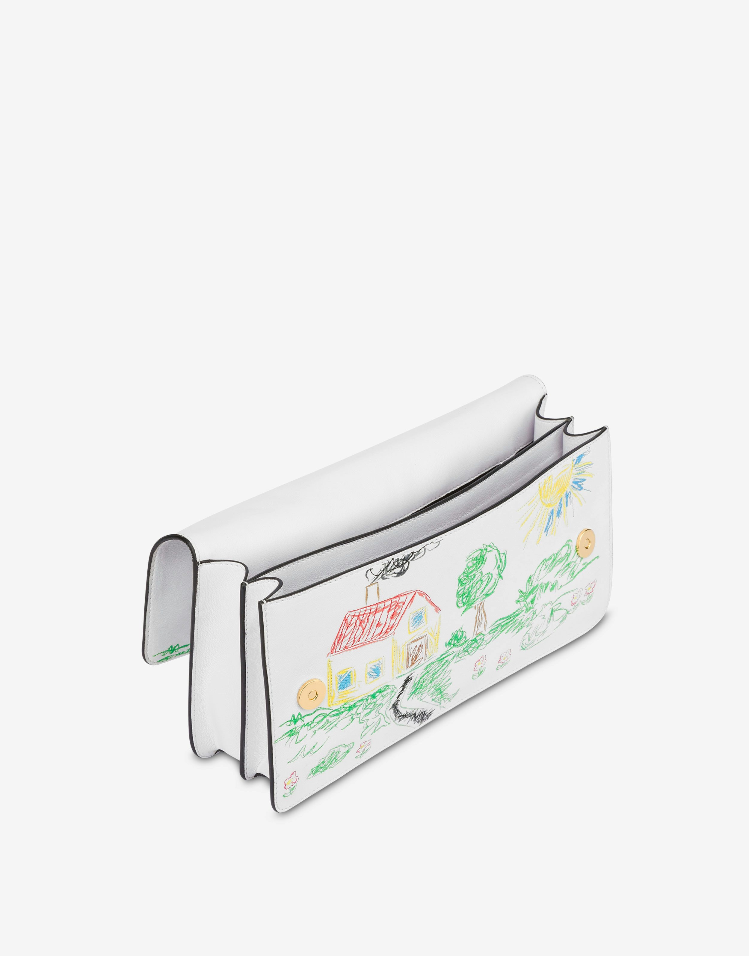 DRAWINGS NAPPA SHOULDER BAG - 3
