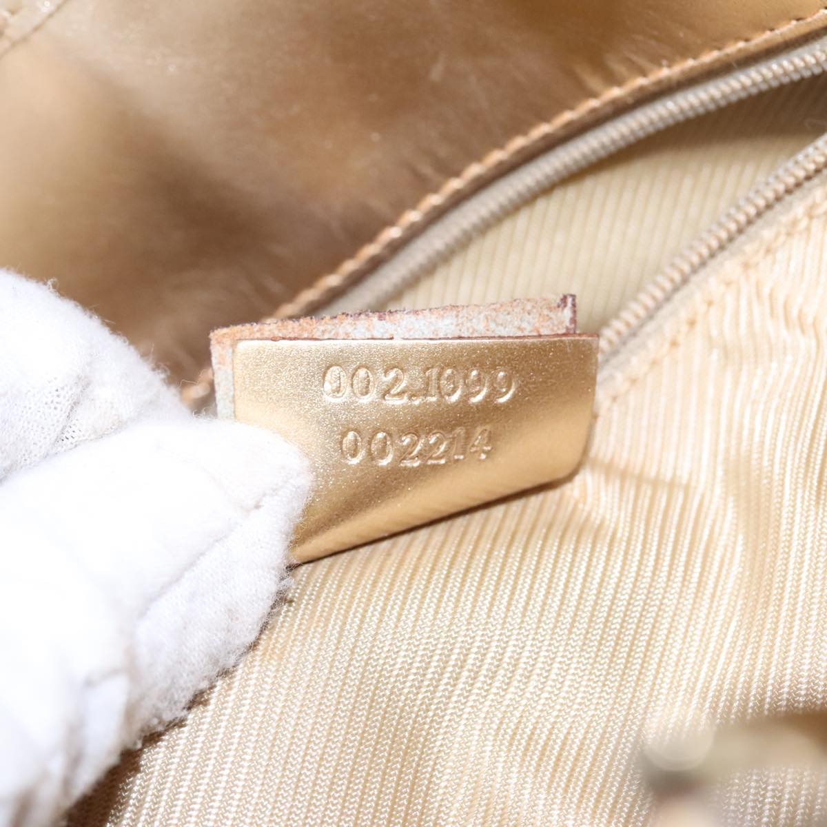GUCCI GG Canvas Tote Bag Light Blue Gold 002 002 - 12