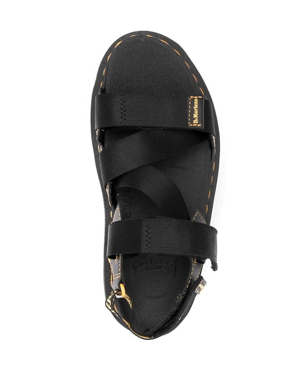 kimber logo webbing strap sandals