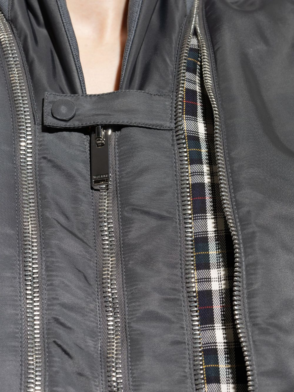 double-zip bomber jacket - 5