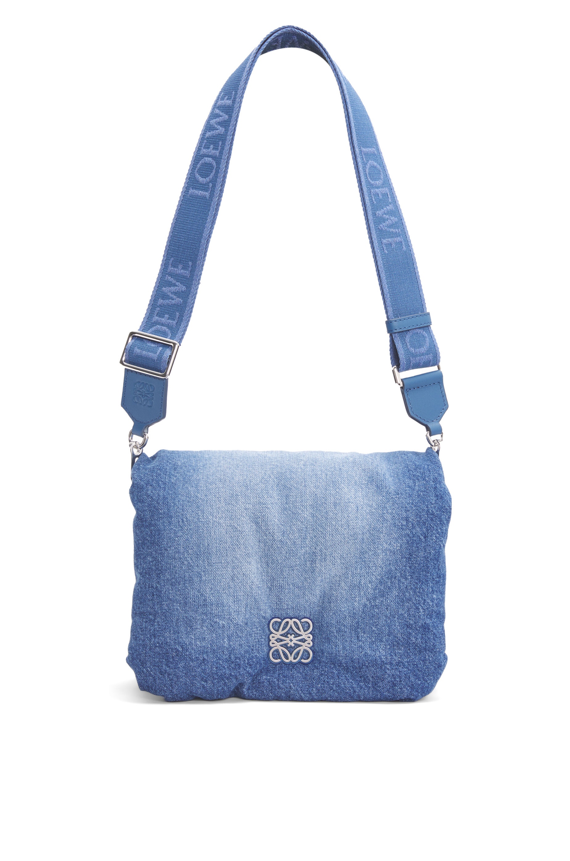 Puffer Goya bag in denim - 5