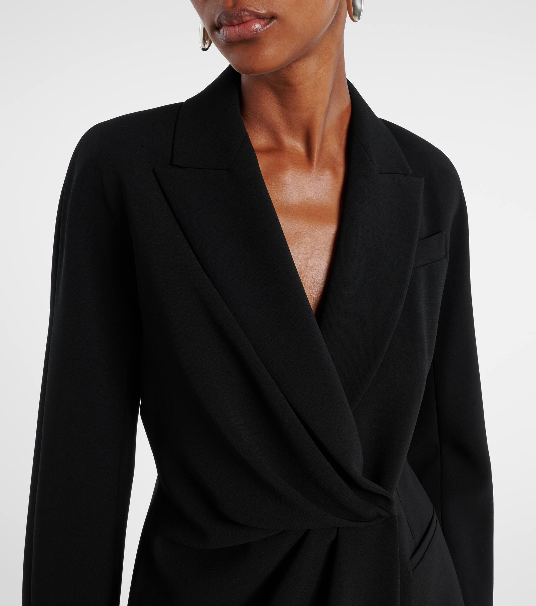 Draped cady wrap jacket - 4