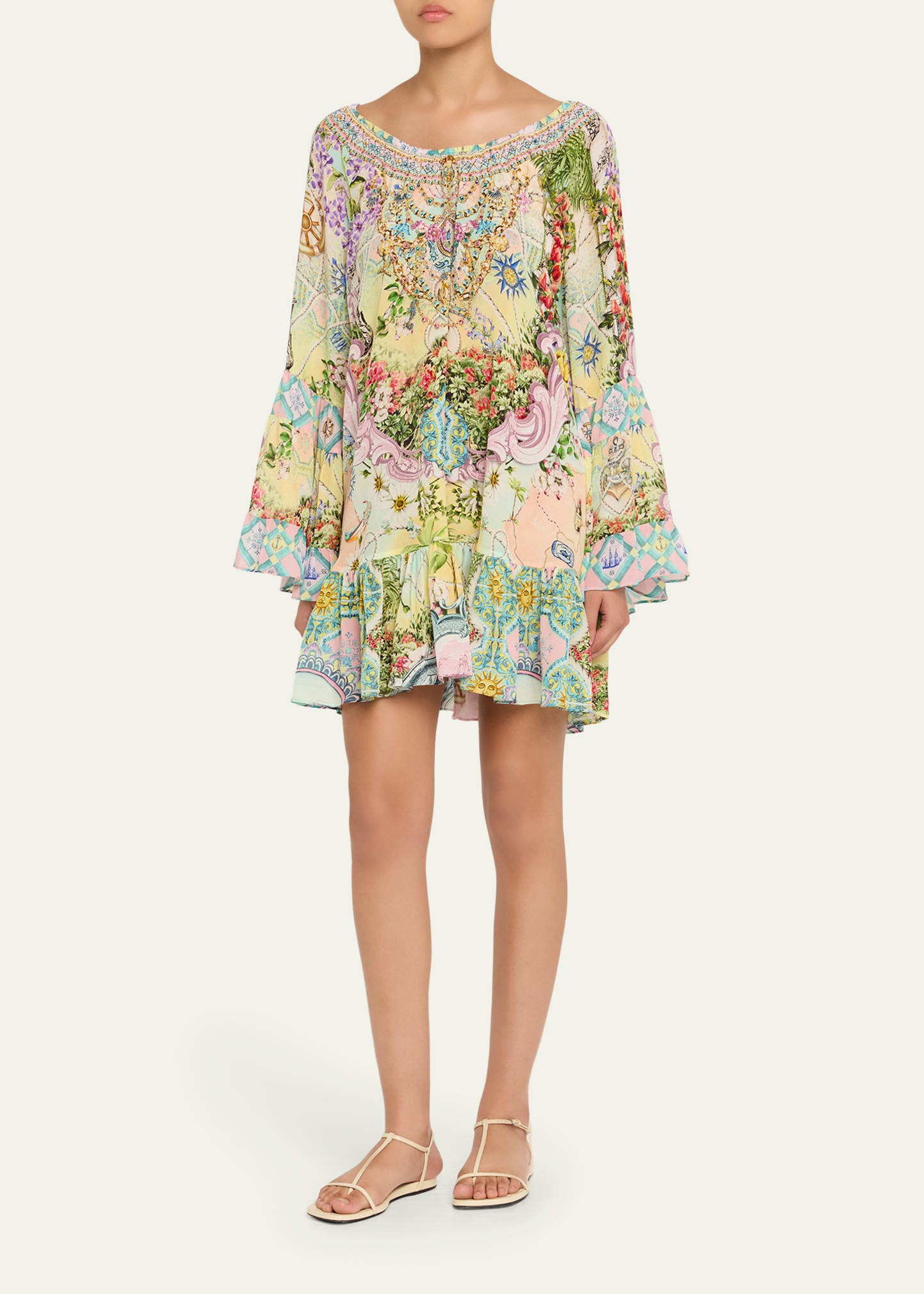 Just Coasting A-Line Frill Dress - 4