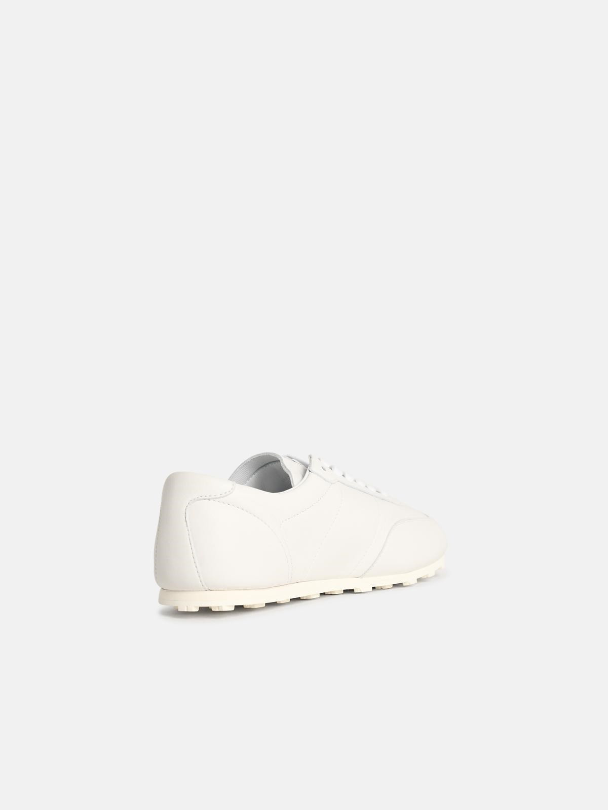WHITE LEATHER SNEAKERS - 3