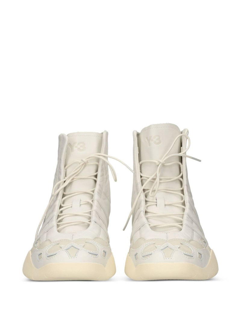 Regu 2002 Hi lace-up leather high-top trainers 4