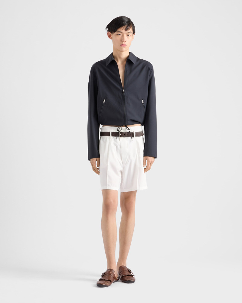 Prada Wool blouson jacket outlook