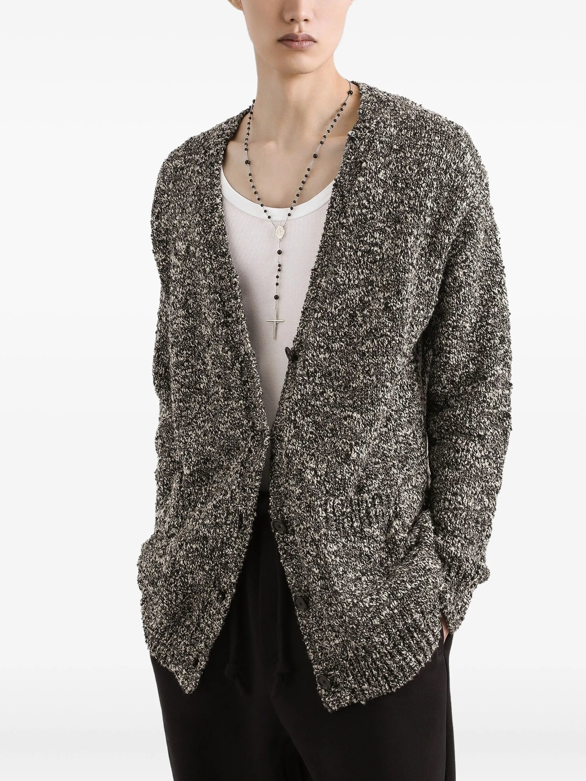 Dolce & Gabbana Marl-knit Cardigan - 3