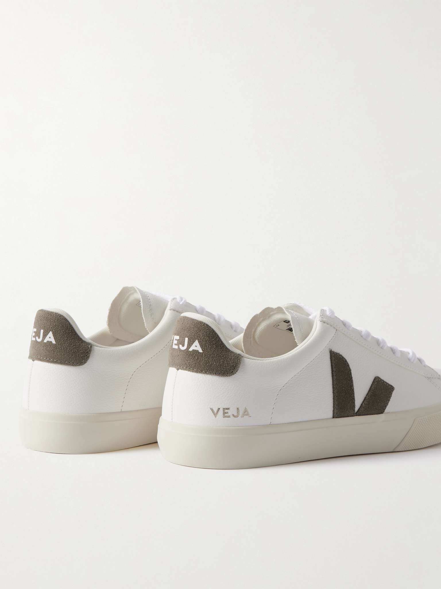 Campo Suede-Trimmed Leather Sneakers - 5