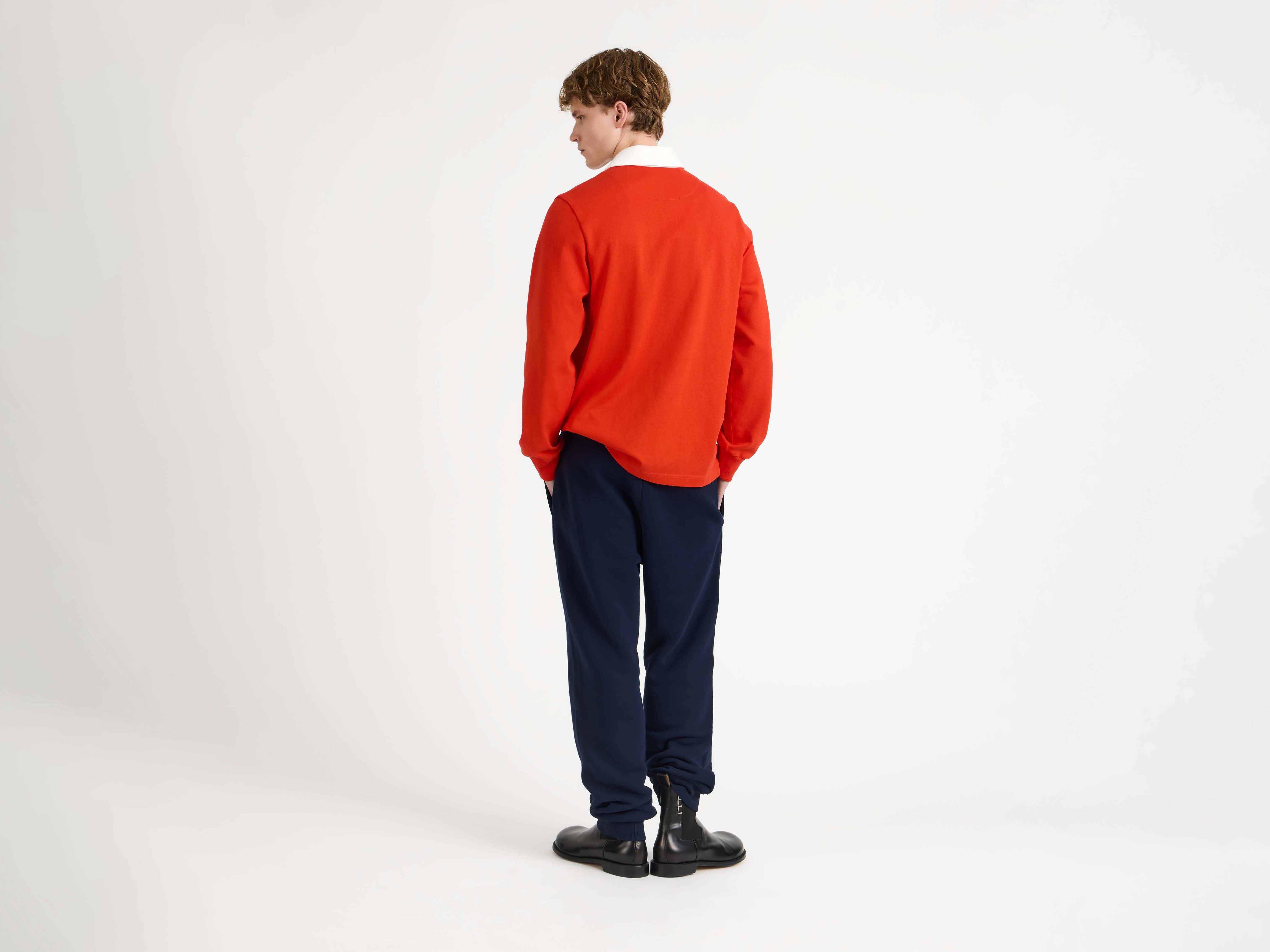 CUFFED SWEATPANTS IN NAVY - 3