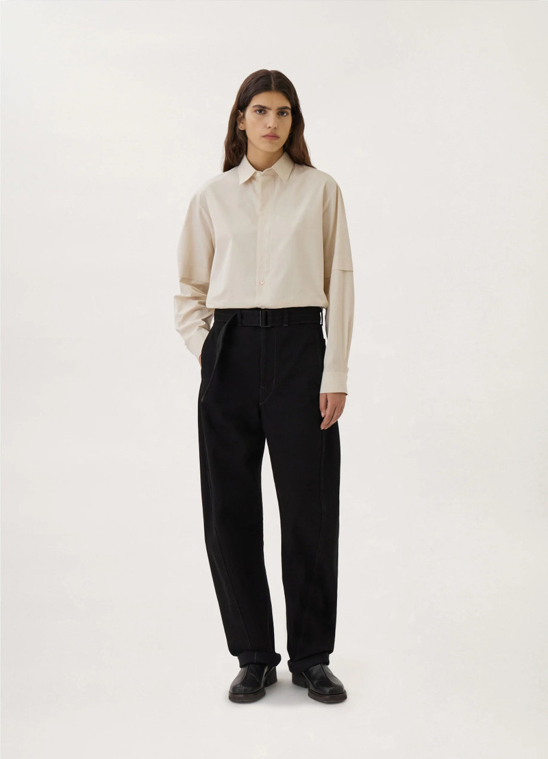 TWISTED BELTED PANTS
BLACK DENIM 4