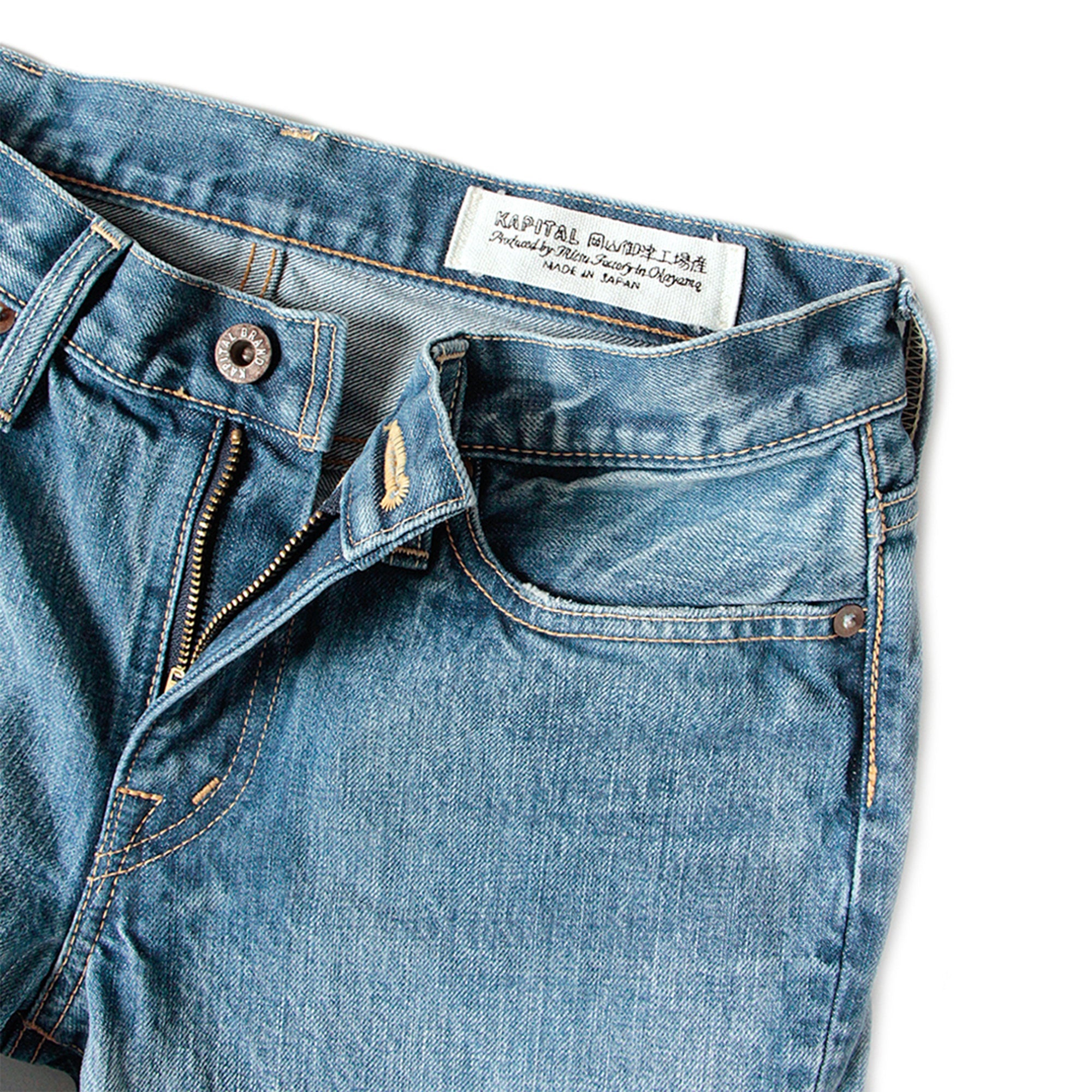 14oz DENIM SKINY JEANS (LADIES) - INDIGO - 3