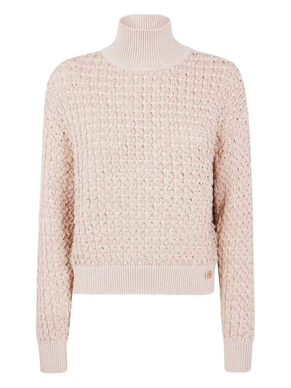 Introducing the 'OVERSIZE TURTLENECK SWEATER' from the renowned brand ELISABETTA FRANCHI, a stunning - 1