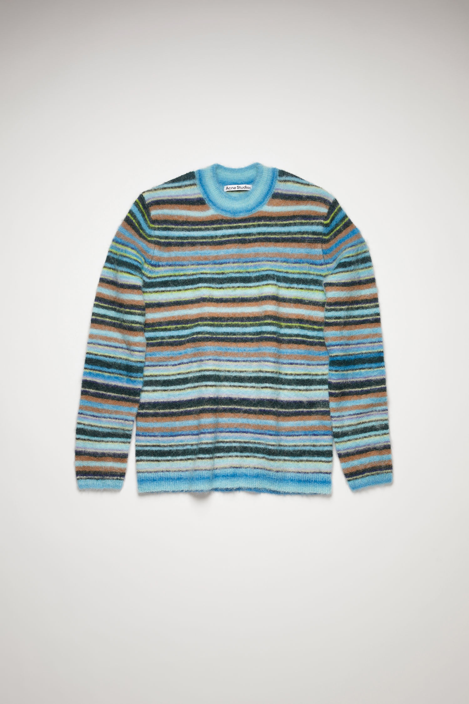 Striped sweater azure blue/light blue - 1